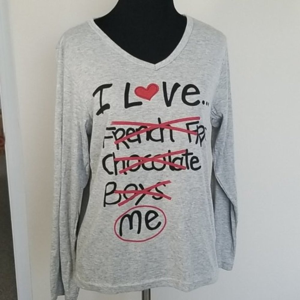 Cute Fun Graphic Tee Slogan Long Sleeve Shirt